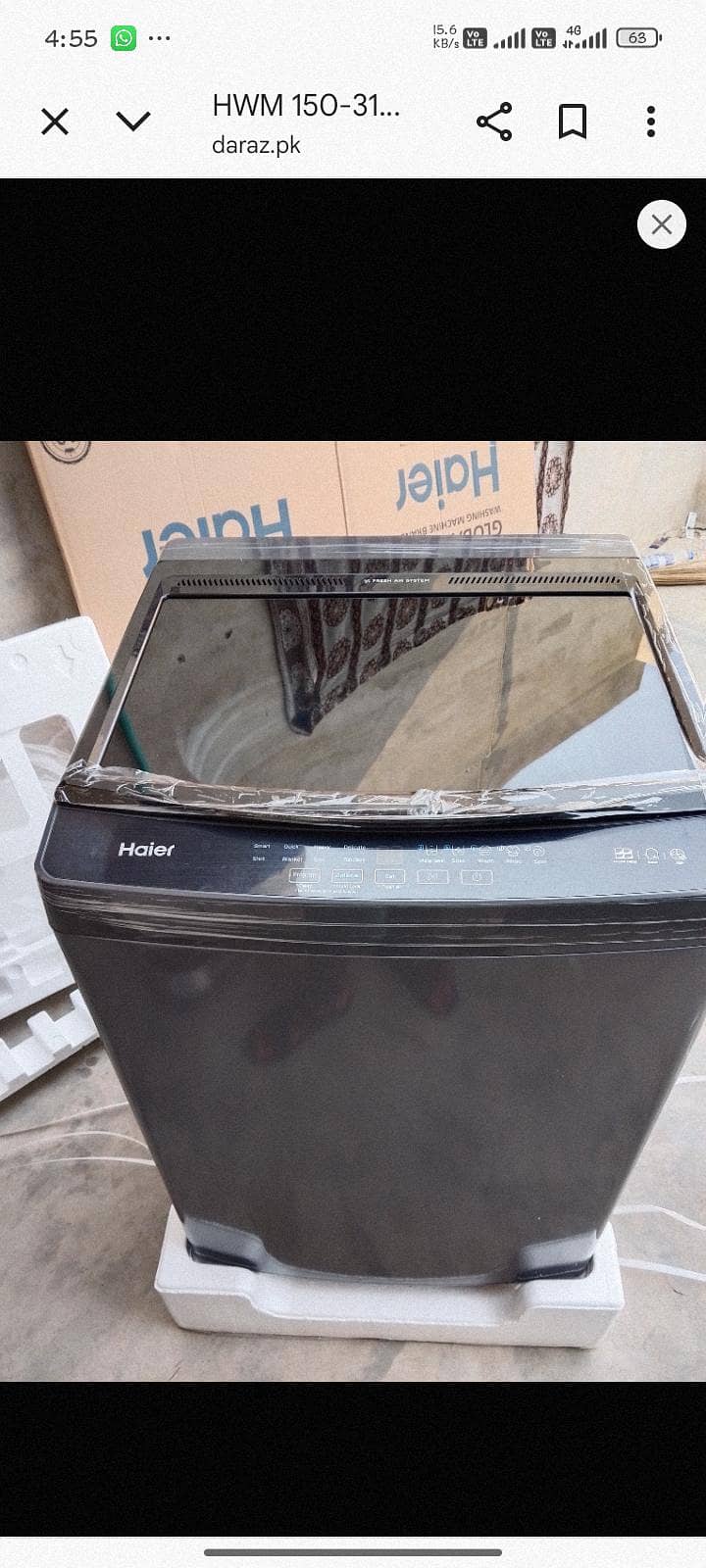 Fully automatic washing machine 2