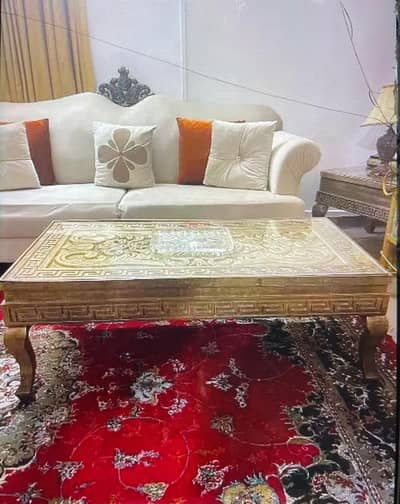 seven seater sofa set with table set