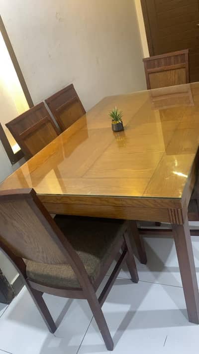 Wooden Dinning Table 6 Seats