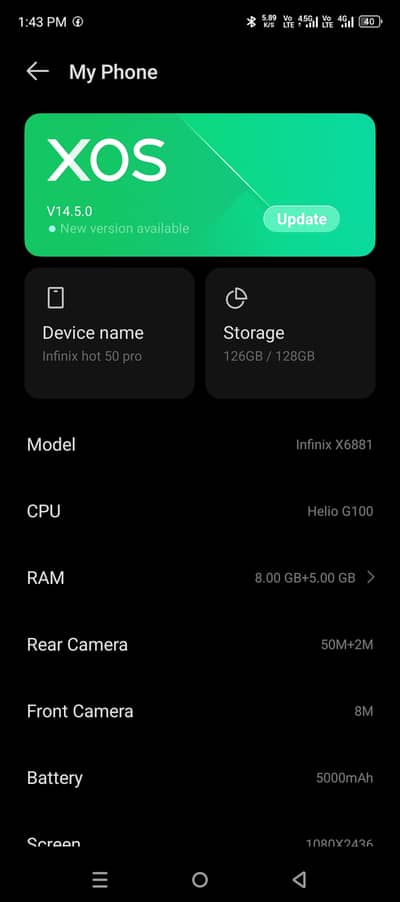 Infinix Hot 50 Pro
