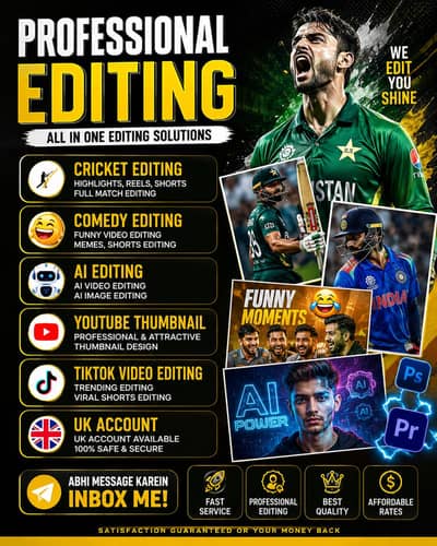 I am professional editor