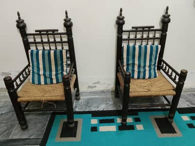 Wooden traditional chairs