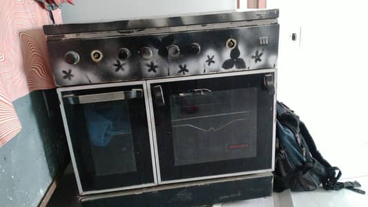 Singer 5 burner cooking range