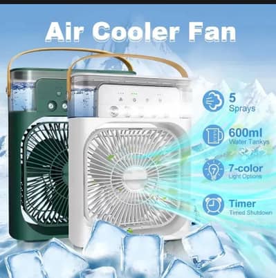  Summer Special 3 in 1 Cooling Fan | Mini Water Air Cooler | USB Typ