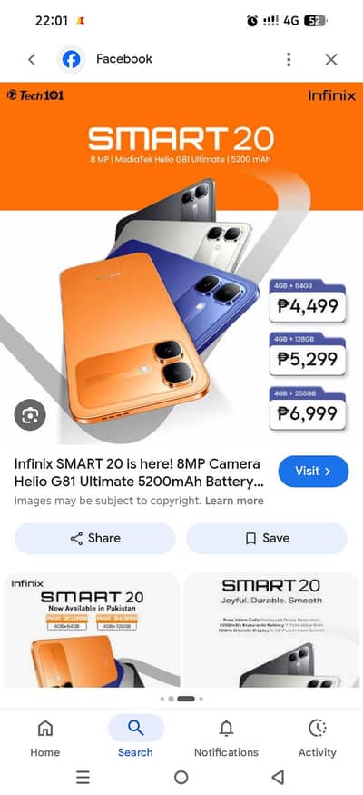 Infinix smart 20