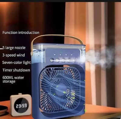  Mini AC Style Cooling Fan | 3 in 1 Water Cooler Fan | USB Type-C