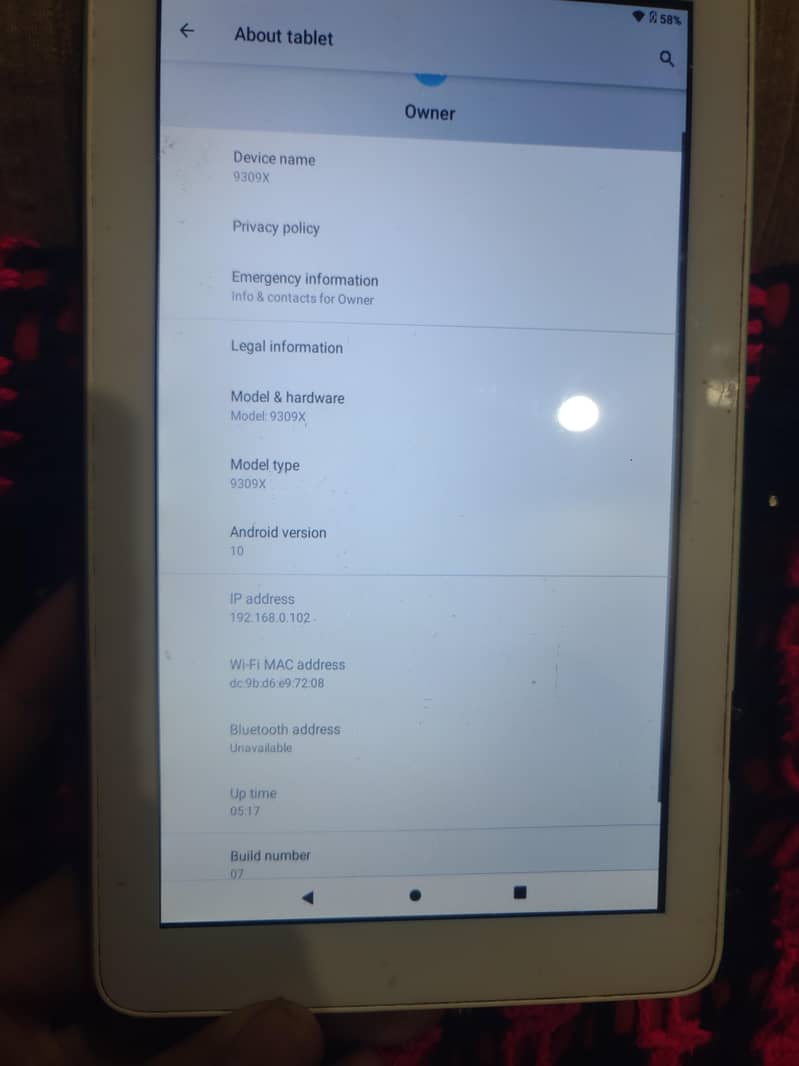 good condition android tablet 3