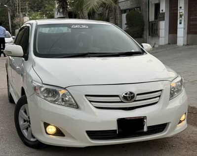 TOYOTA COROLLA ALTIS CRUISETRONIC 1.8 2008 model white colour 4 pcs to