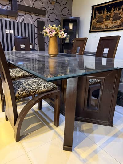 Precious Wood Dining Table 5 Seater