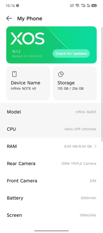 Infinix Note 40