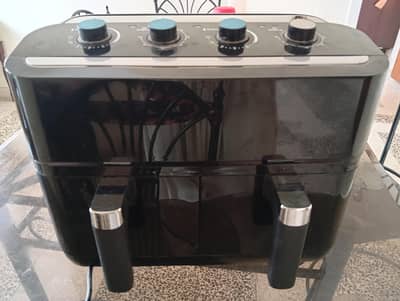 dual air fryer 10 liter