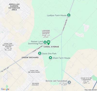 Facing Park Property For Sale In Canal Avenue Faisalabad Is Available