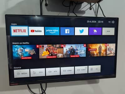 almost new chanruba led tv for sale perfect no repairs no fault