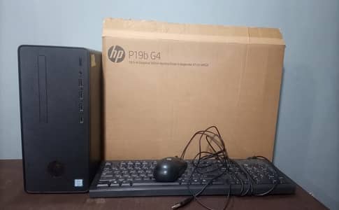 HP Desktop Pro G3 i5 9th Gen +  HP Monitor + Keyboard Mouse - Full set