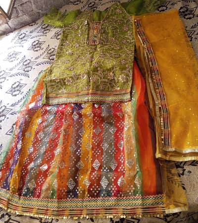 Mehndi dress