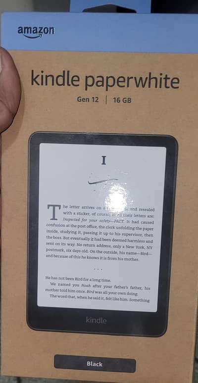 kindle paperwhite 12 Gen 16 GB box pack