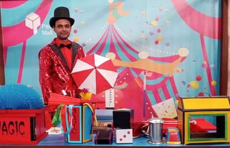 magic show, Birthday balloons decor