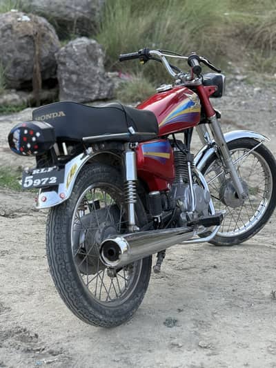 Honda 125 pindi number
