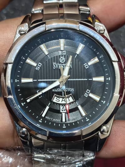 Sveston Watch 10/10 New Watch Japan Movt Box Packed