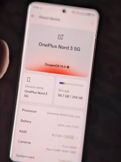 One Plus Nord 3 5G 16+12/256 pta approved exchange possible