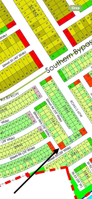 5 Marla corner plot with 3 Marla extra land for sale