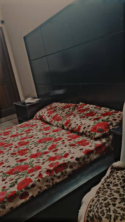 Wooden bed
