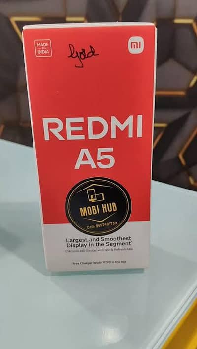 Redmi A5 4/64 GB - PTA Approved - Box Packed