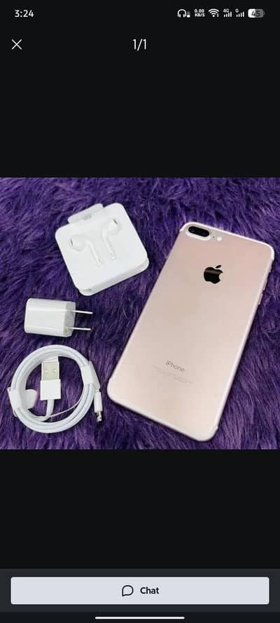 iPhone 7 Plus 128GB full box Whatsapp no 03291198929