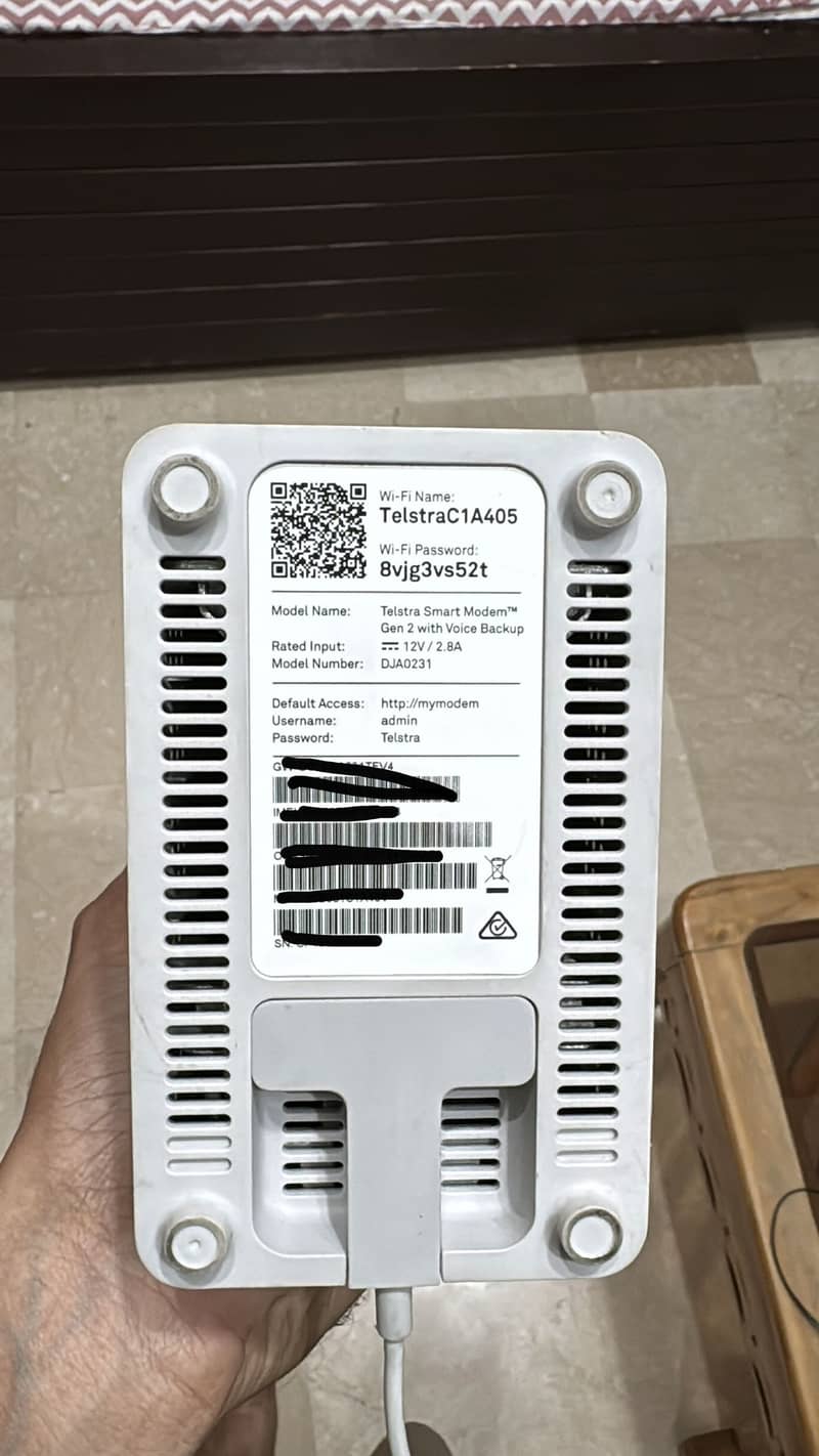 Telstra modem gen 2 bypassed 3
