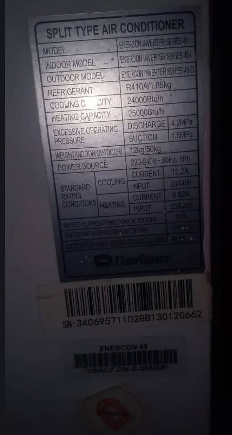 Split AC 2 ton 6