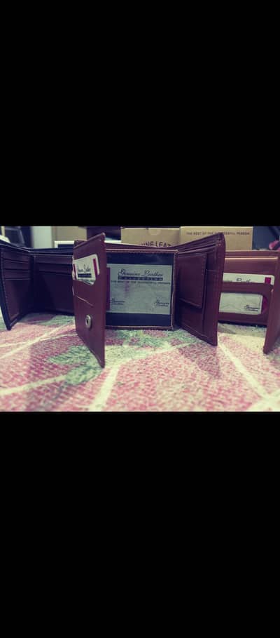 Original Cow Leather Men's Wallets Full Size