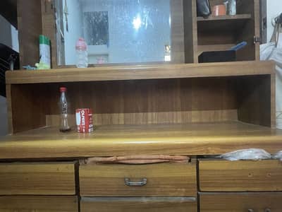 Wooden Dressing with Mirror | Used | Good Condition
