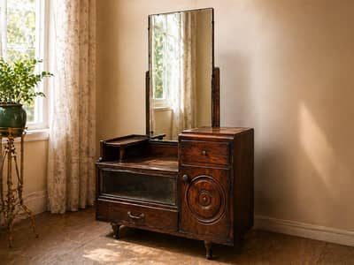 dressing table and old wood best quality, four cabins
