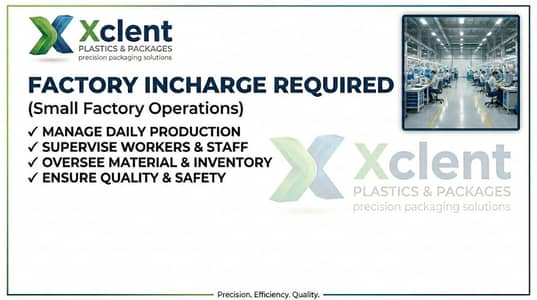 Small Factory Incharge