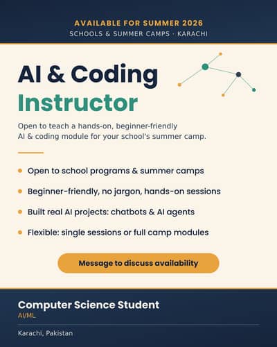 AI Summer Camp Tutor