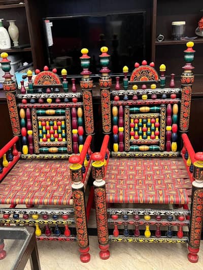 wooden chairs