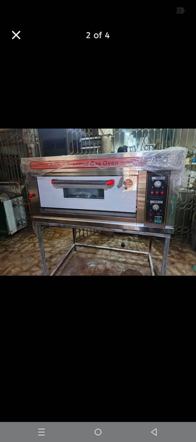 ark new oven box peck with stand and used 5 kg dhough machinedow mixer