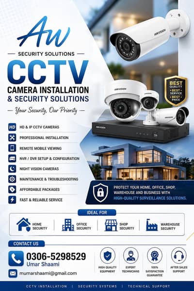 CCTV CAMERA INSTALLATION