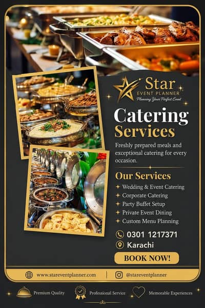 Star Event Planner  03011217371
