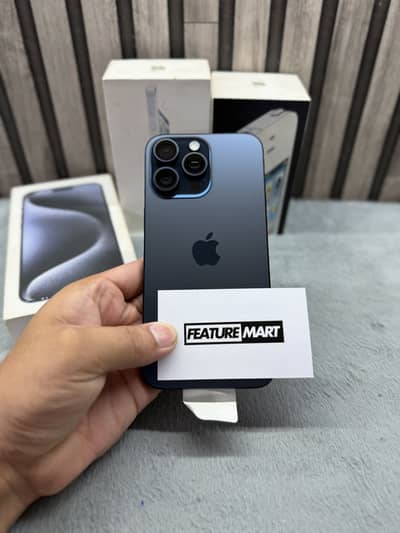 15 Pro Max JV | 256GB | 99% Health | Box | Blue | Apple iPhone