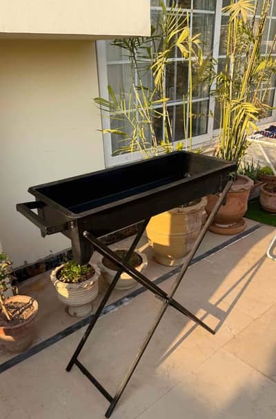 angeethi 28 inches folding stand 12 boti seekhyn