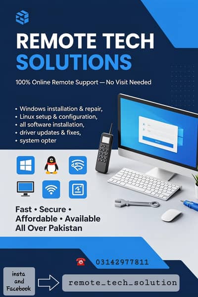 ​Online Windows 10/11 & Linux Installation Service
