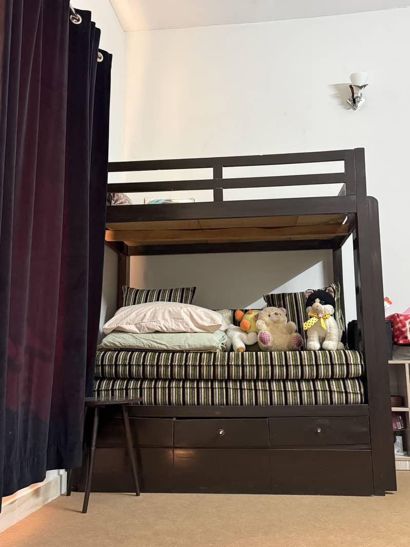 Solid wood Bunk Bed 0