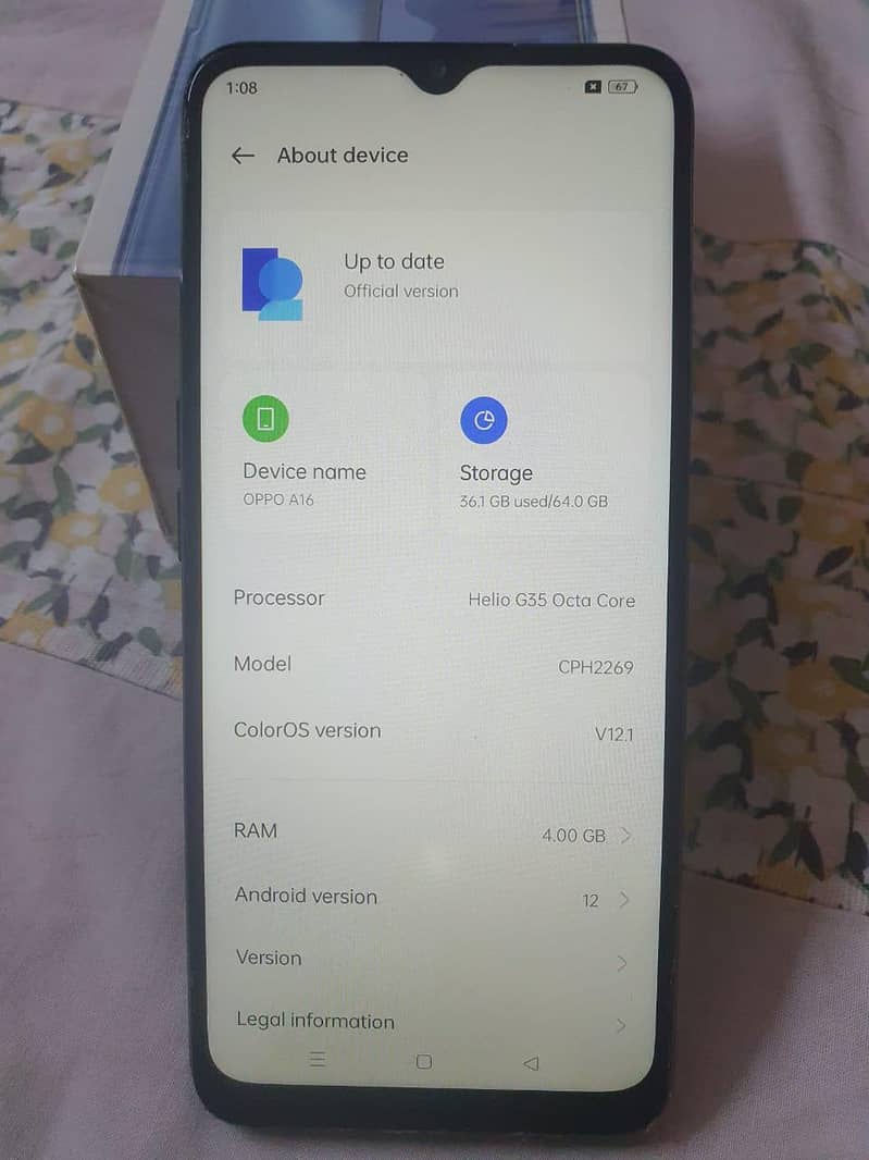OPPO A16 3