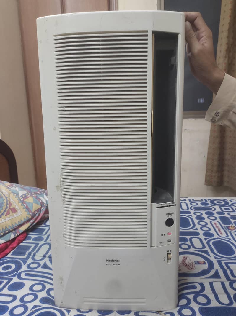 Used window AC 110v with stepdown input 1