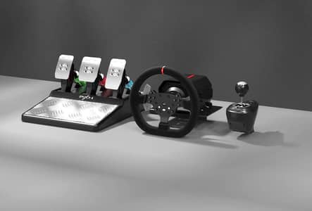 PXN V10 high end racing gaming steering wheel with forced feedback