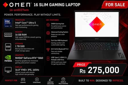 HP OMEN 16 Slim Gaming Laptop