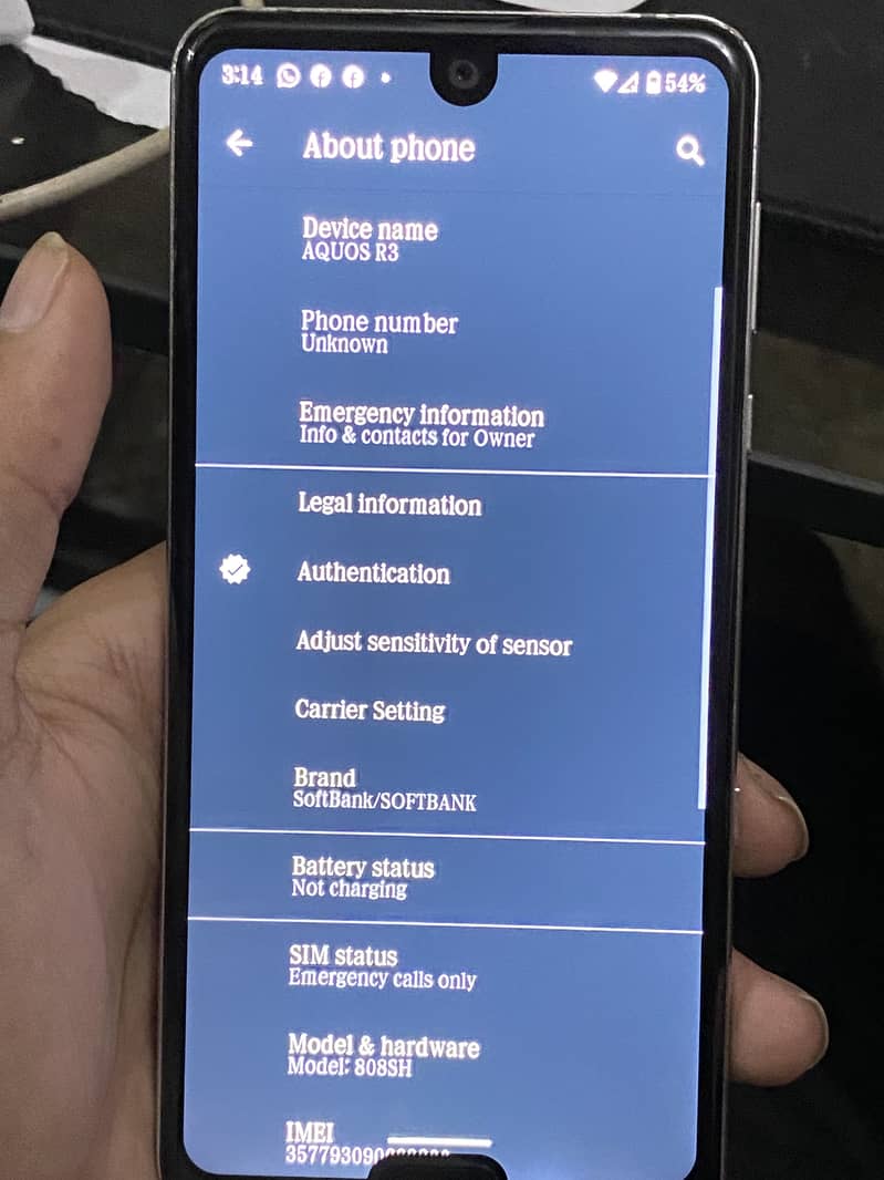 Sharp Aquos R3 5