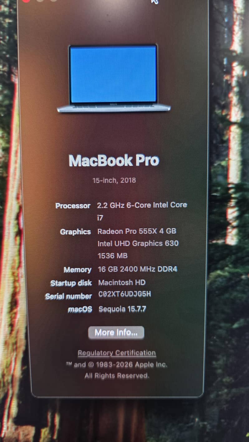 macbook pro 2018 5