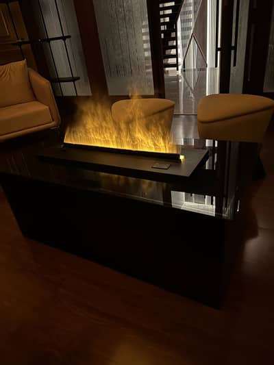 Fireplace table